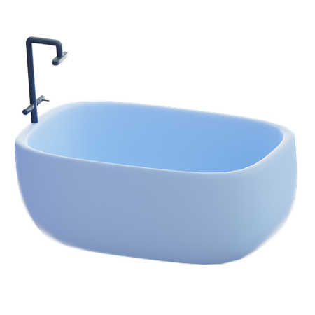 Badewanne  3D Icon