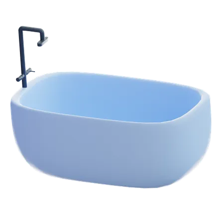 Badewanne  3D Icon