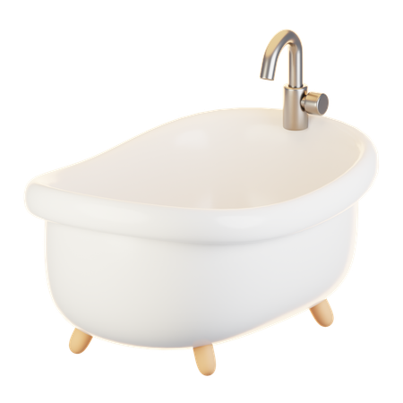 Badewanne  3D Icon