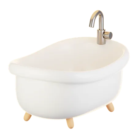 Badewanne  3D Icon