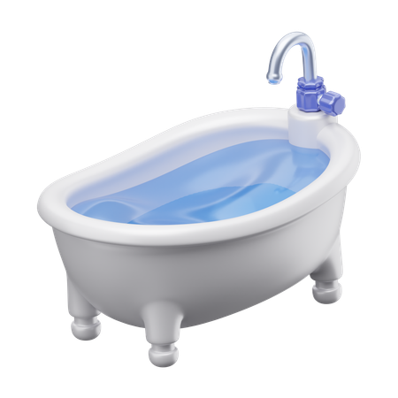 Badewanne  3D Icon