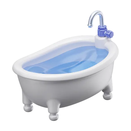 Badewanne  3D Icon