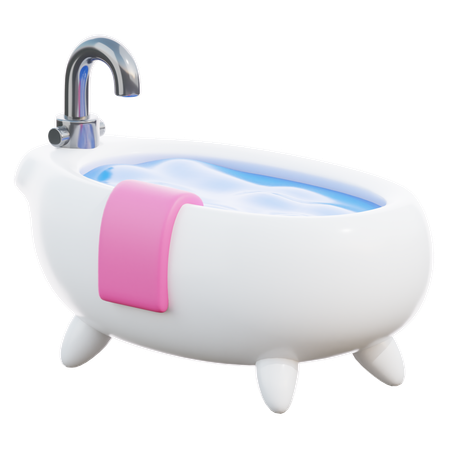 Badewanne  3D Icon