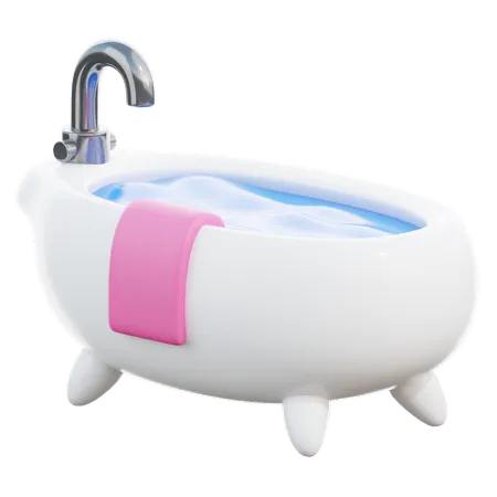 Badewanne  3D Icon