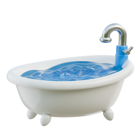 Badewanne  3D Icon