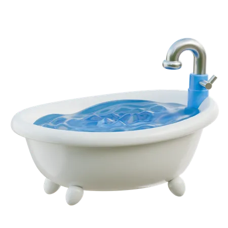 Badewanne  3D Icon