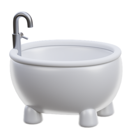 Badewanne  3D Icon