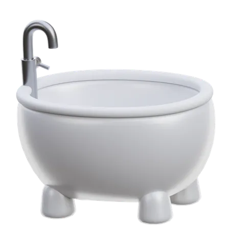 Badewanne  3D Icon