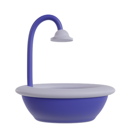 Badewanne  3D Icon