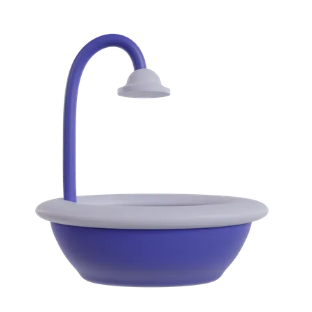 Badewanne  3D Icon