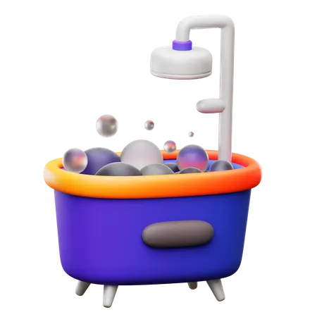 Badewanne  3D Icon