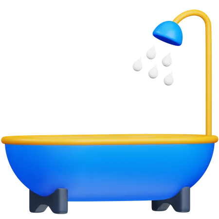 Badewanne  3D Icon