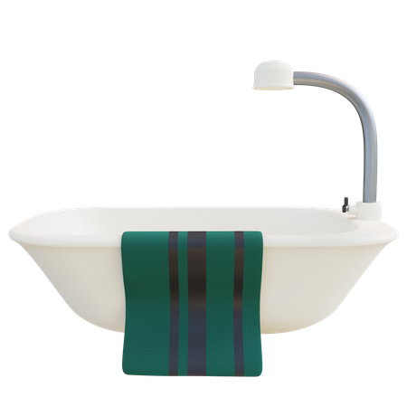 Badewanne  3D Icon