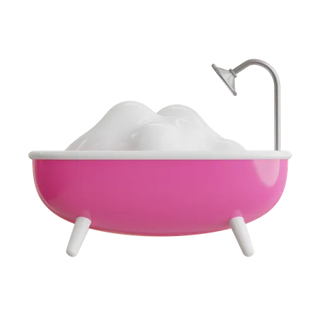 Badewanne  3D Icon