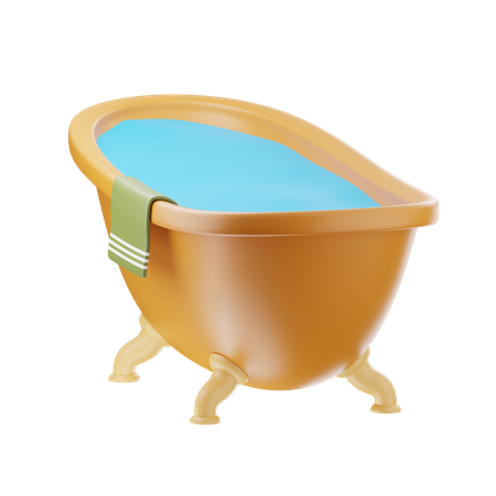 Badewanne  3D Icon