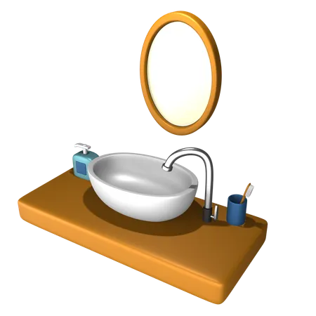 Badezimmer-Essentials  3D Icon