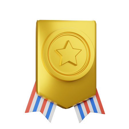 Badge 1  3D Icon