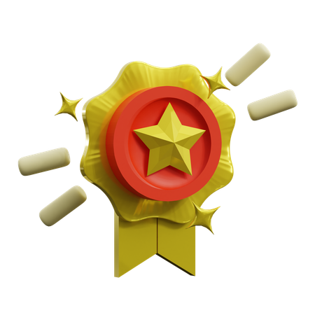 Badge  3D Icon