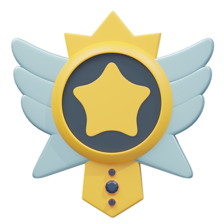 Badge  3D Icon