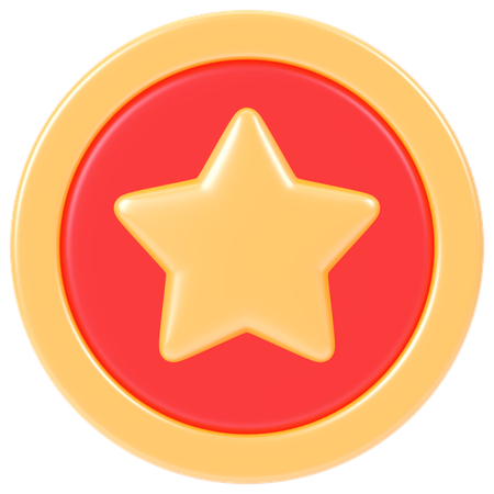 Badge  3D Icon