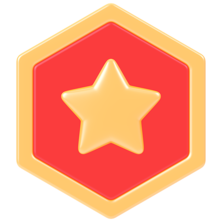 Badge  3D Icon