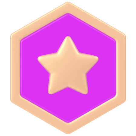 Badge  3D Icon