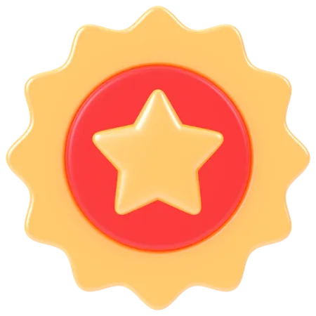 Badge  3D Icon