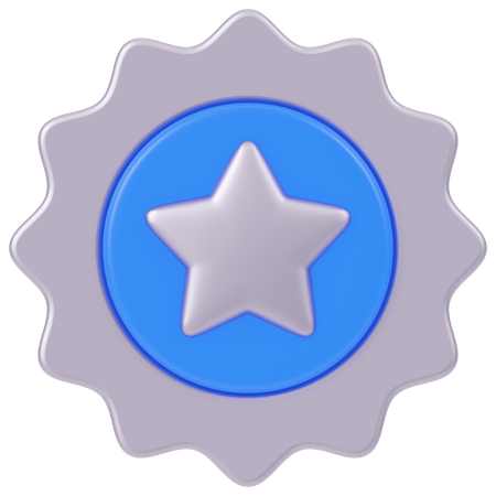 Badge  3D Icon