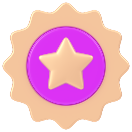 Badge  3D Icon