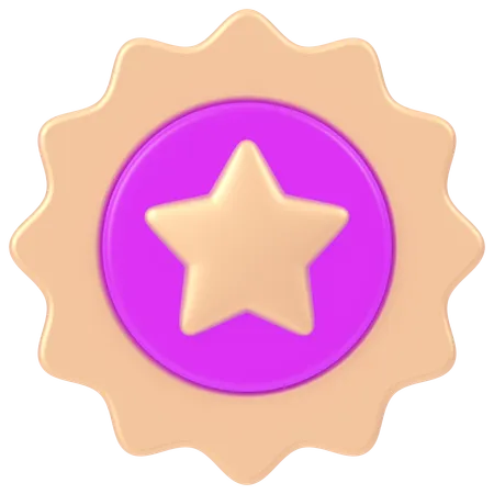 Badge  3D Icon