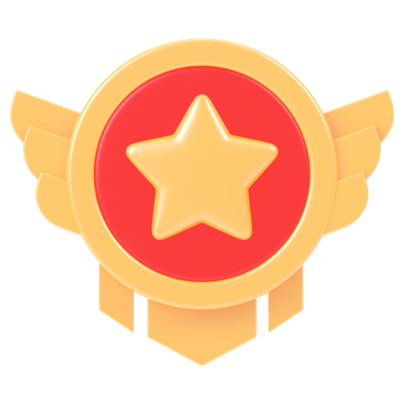 Badge  3D Icon