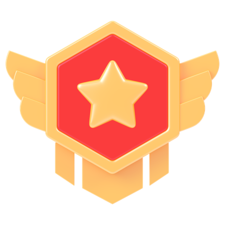 Badge  3D Icon