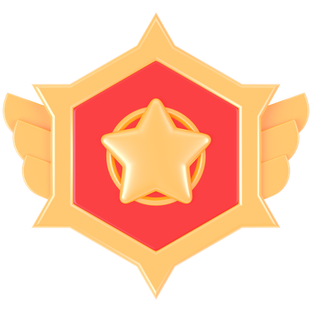 Badge  3D Icon