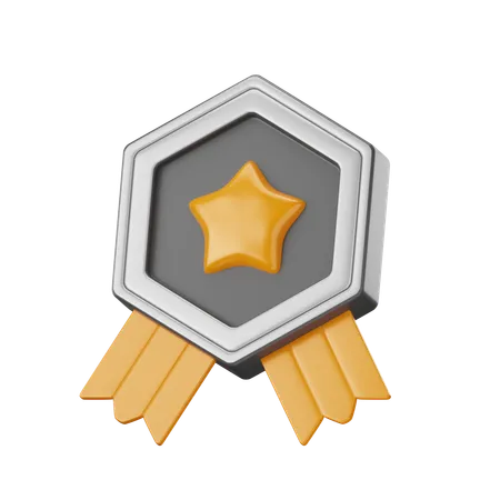 Badge  3D Icon