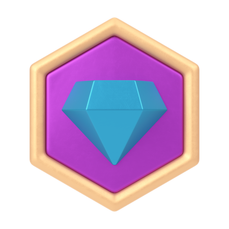 Badge 16  3D Icon