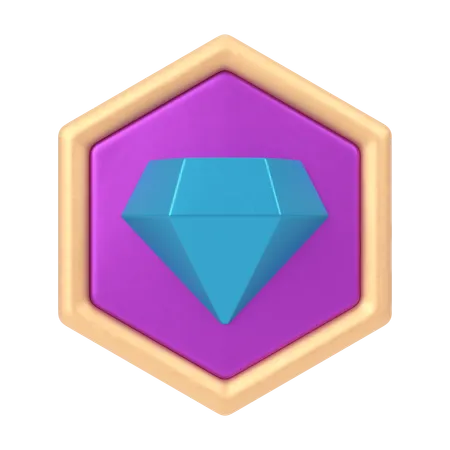 Badge 16  3D Icon