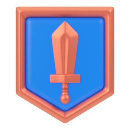 Badge 17  3D Icon