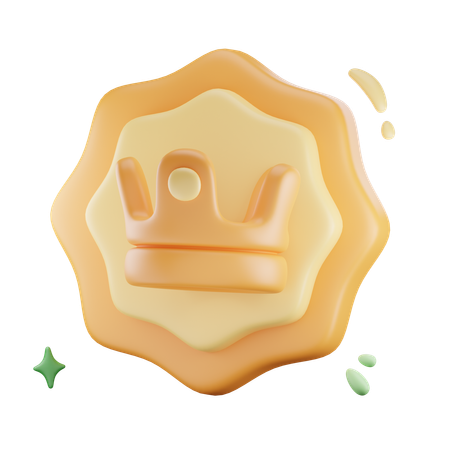 Badge  3D Icon