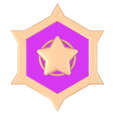 Badge  3D Icon