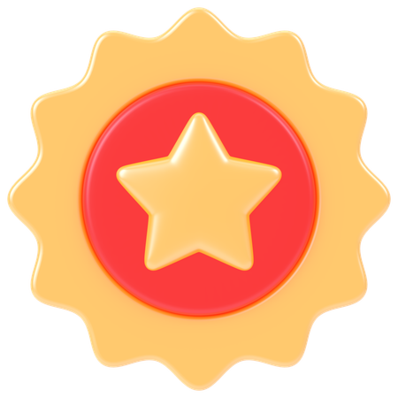 Badge  3D Icon