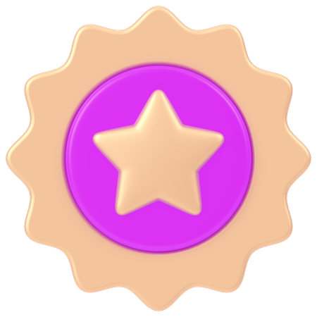 Badge  3D Icon