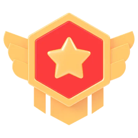 Badge  3D Icon