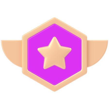 Badge  3D Icon