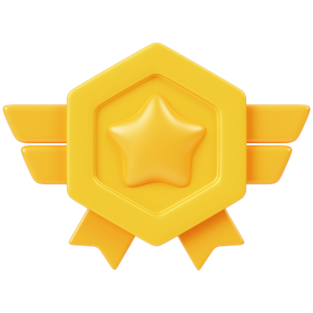 Badge  3D Icon