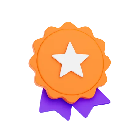 Badge  3D Icon