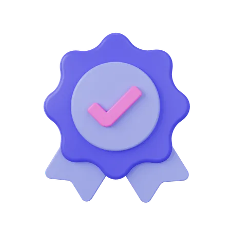 Badge  3D Icon