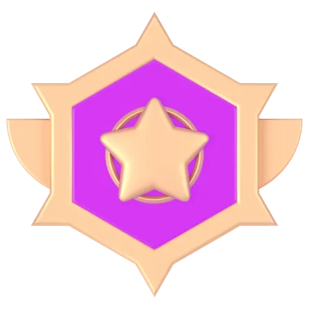 Badge  3D Icon