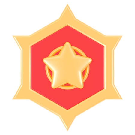 Badge  3D Icon