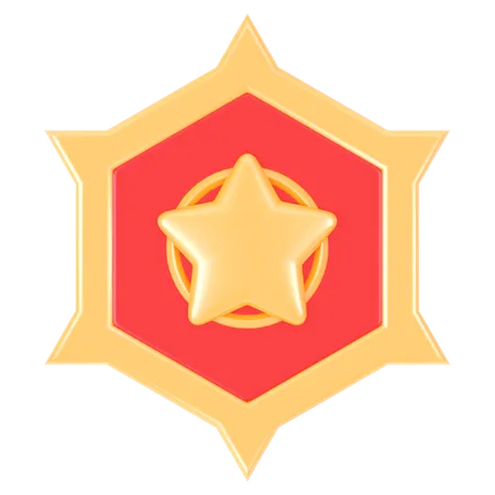 Badge  3D Icon