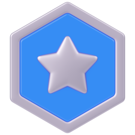 Badge  3D Icon